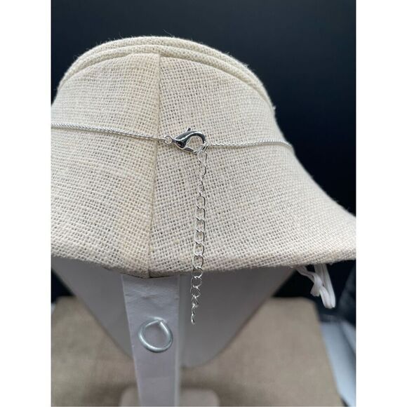 Bi&Yamigeo Teardrop Necklace Silver Box chain length is 23” NEW Gold Layered Gif - Picture 3 of 9